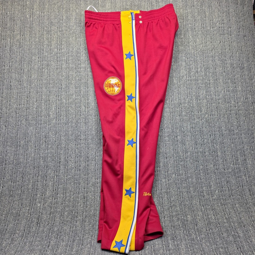 Vintage 90s Y2K Platinum Fubu Harlem Globetrotters‎ Tearaway Track Pants Mens L